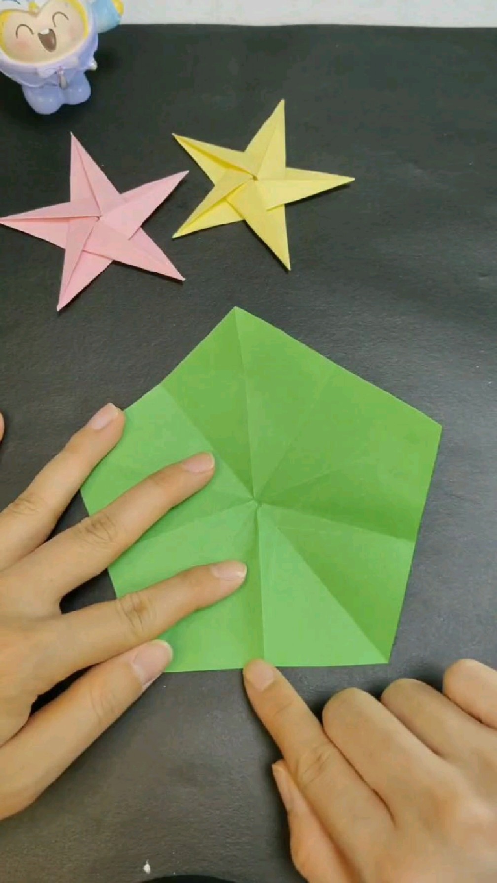 立体五角星的折纸方法,你学会了吗?