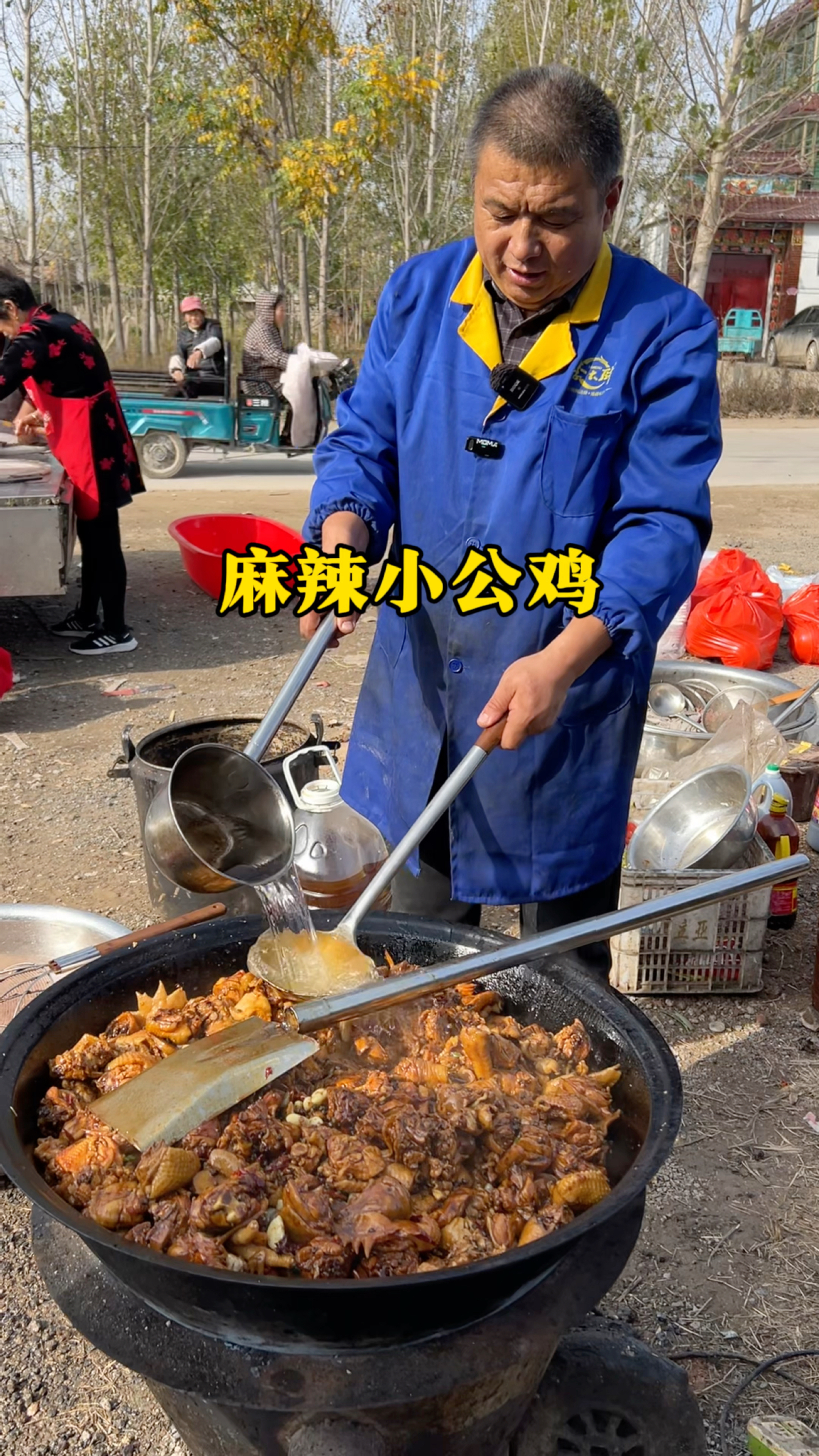大席上做的麻辣小公鸡,下料真够猛的、够味