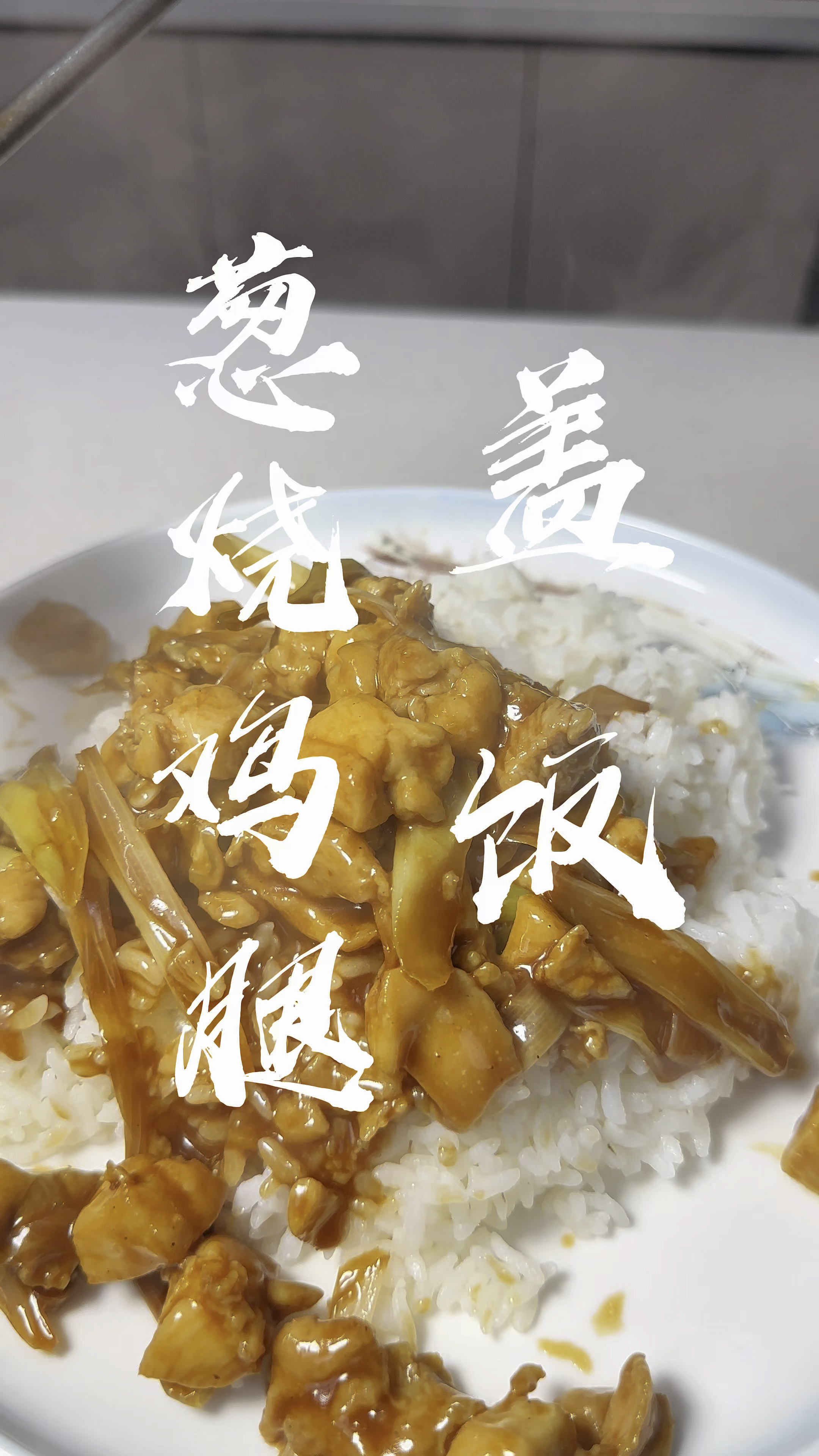 你吃过最好吃的盖饭是什么盖饭?葱烧鸡腿盖饭,我的最爱