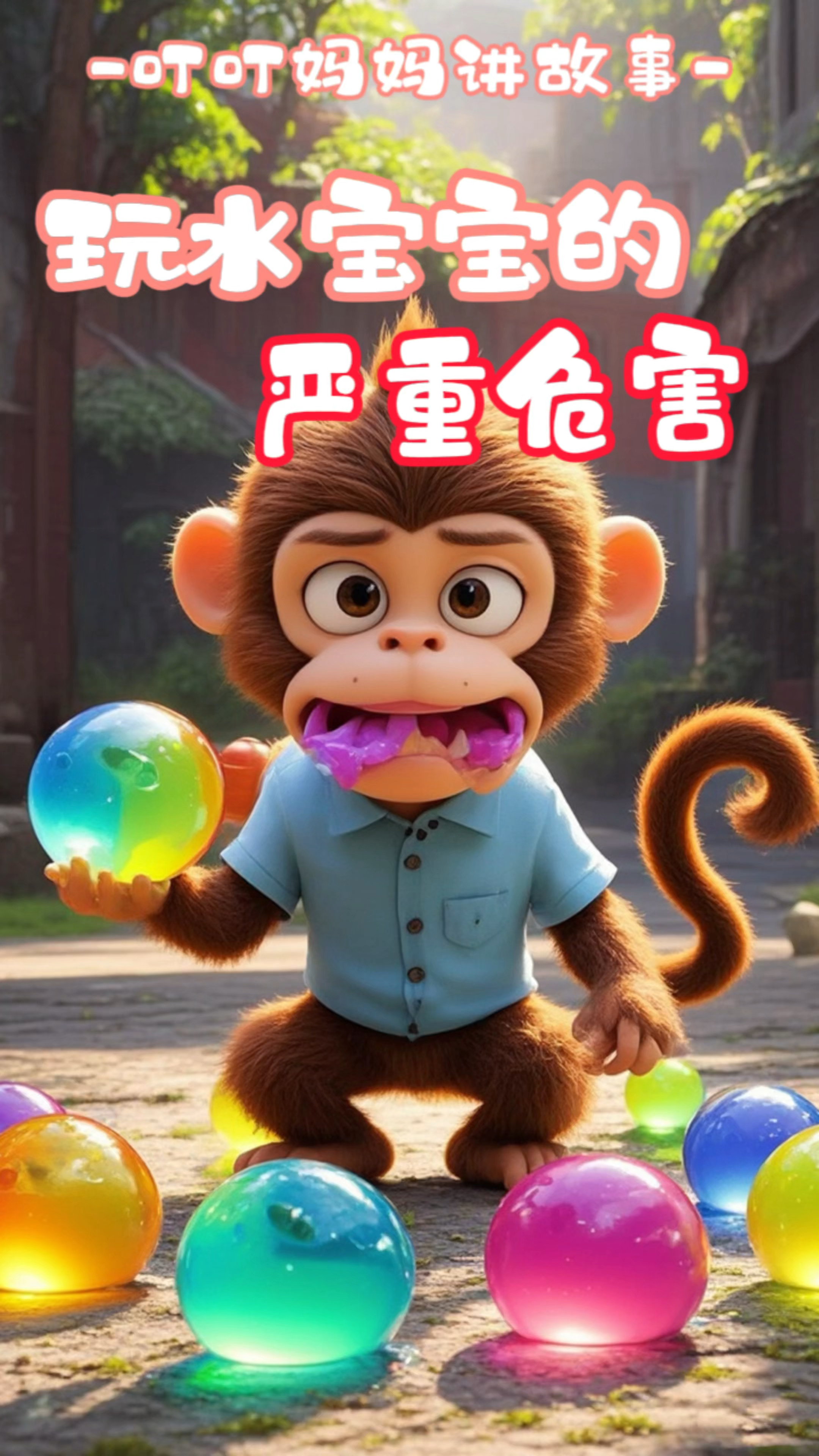 儿童睡前故事《玩水宝宝的严重后果》小朋友,你喜欢玩吗
