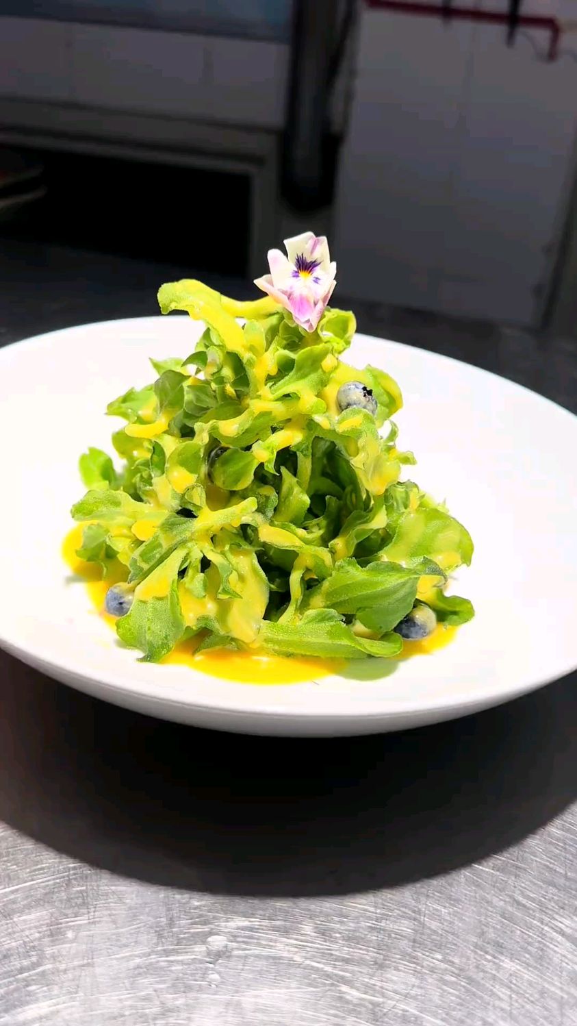 沙拉南极冰草完整版教程,口味适合,在家也可以做