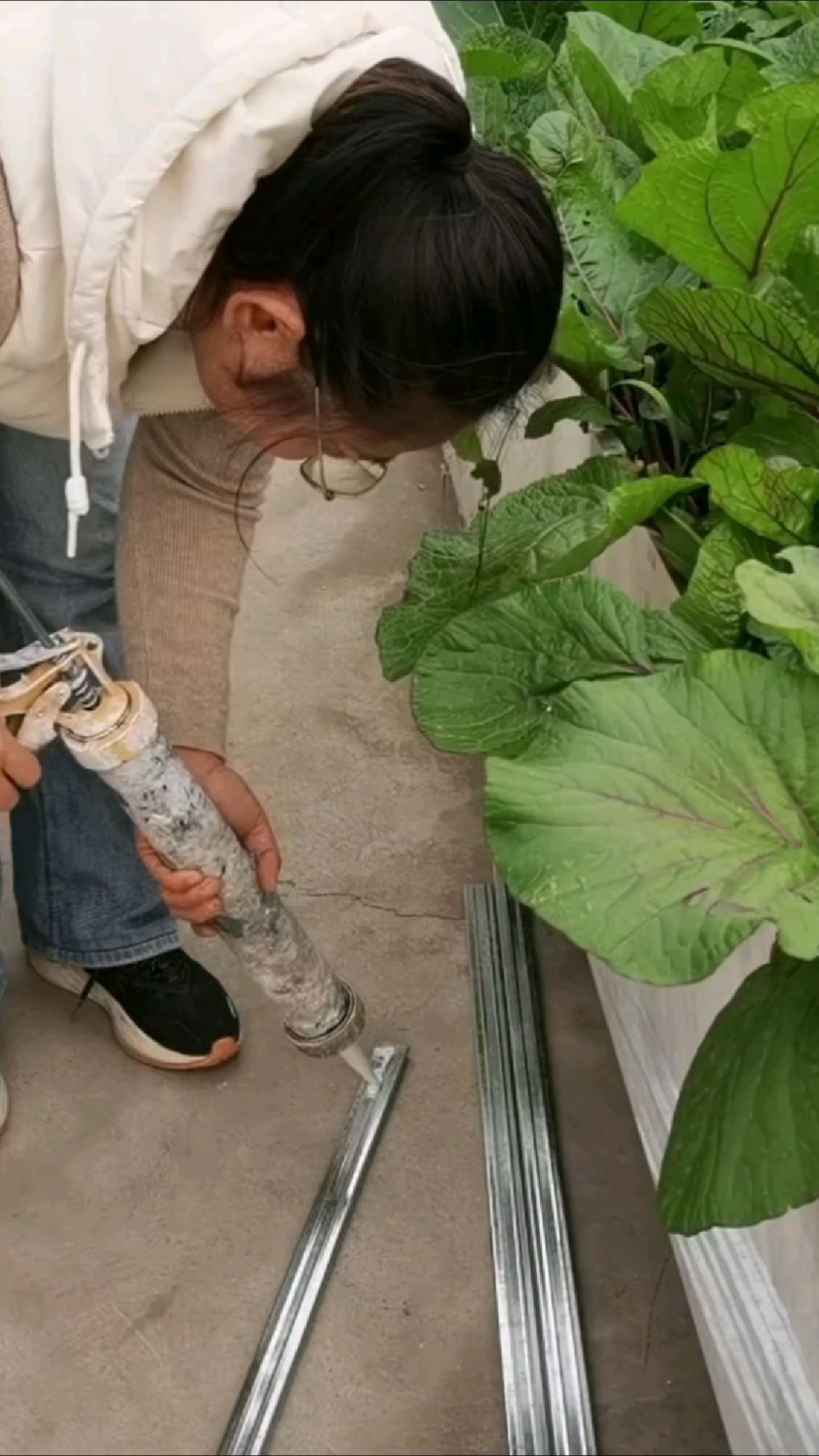 用卡槽搭小菜棚很实用