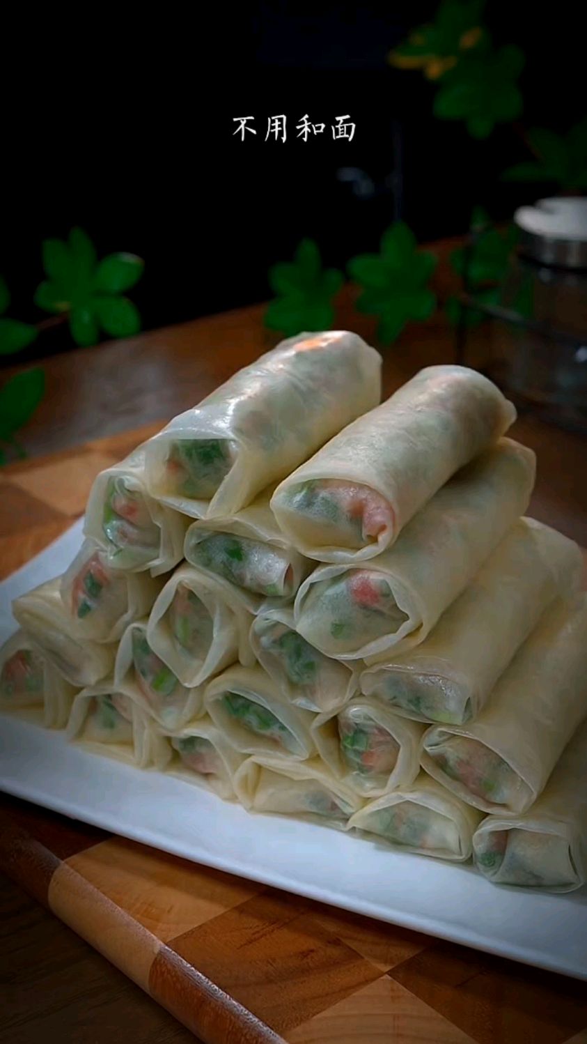 以后想吃春卷,你就像我这样做
