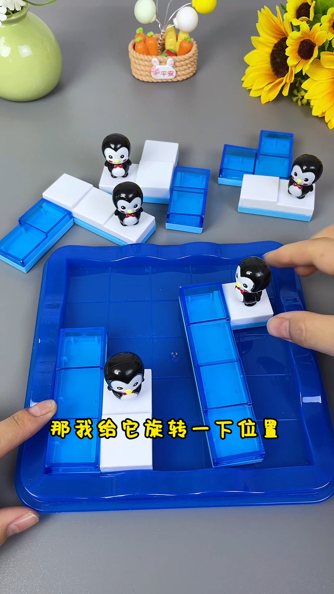 来玩冰川企鹅玩具