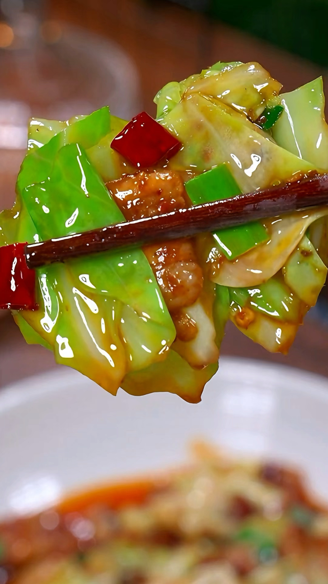 干锅包菜你像我这样做,比饭店的还好吃