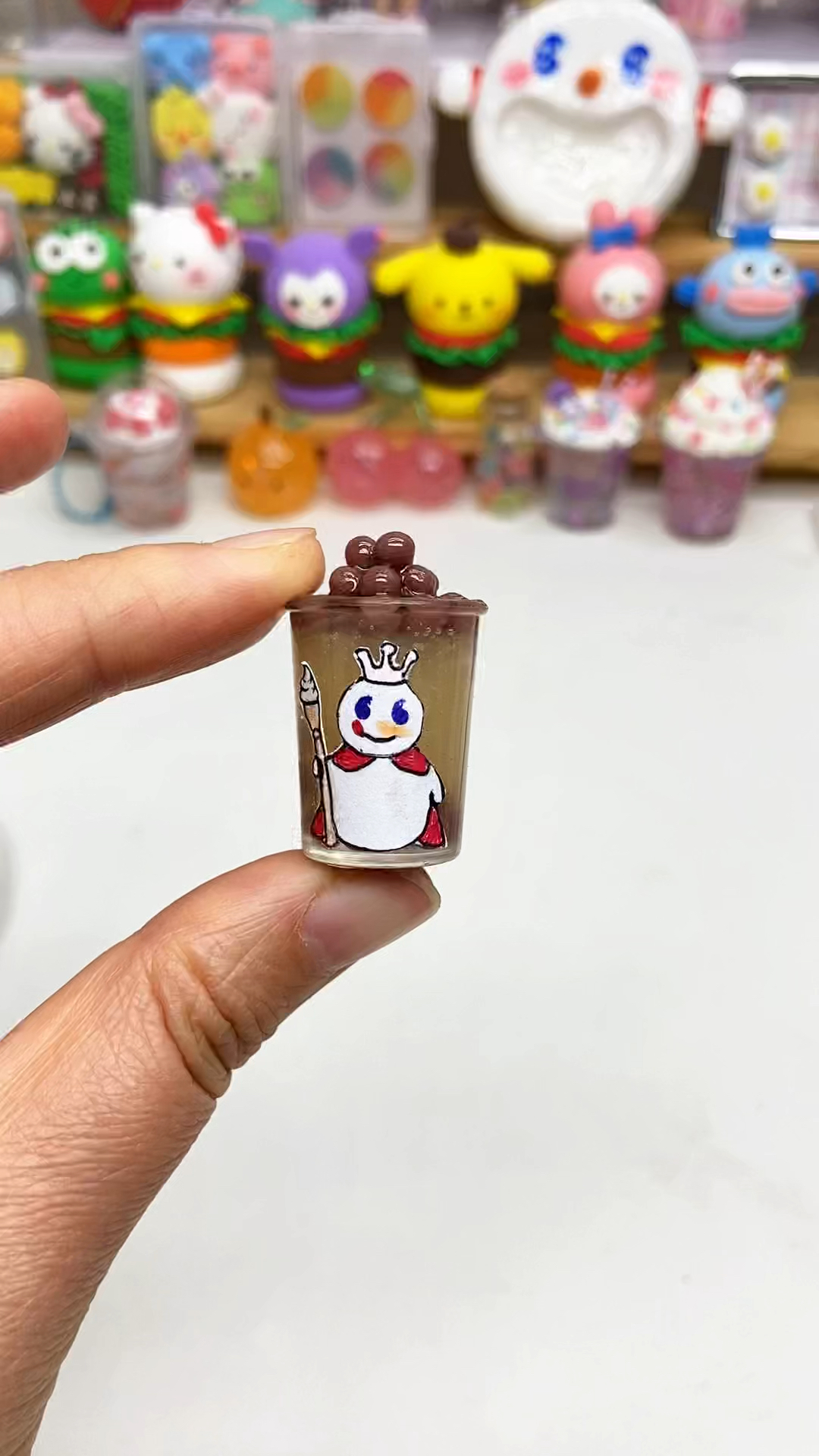 粘土迷你珍珠奶茶教程