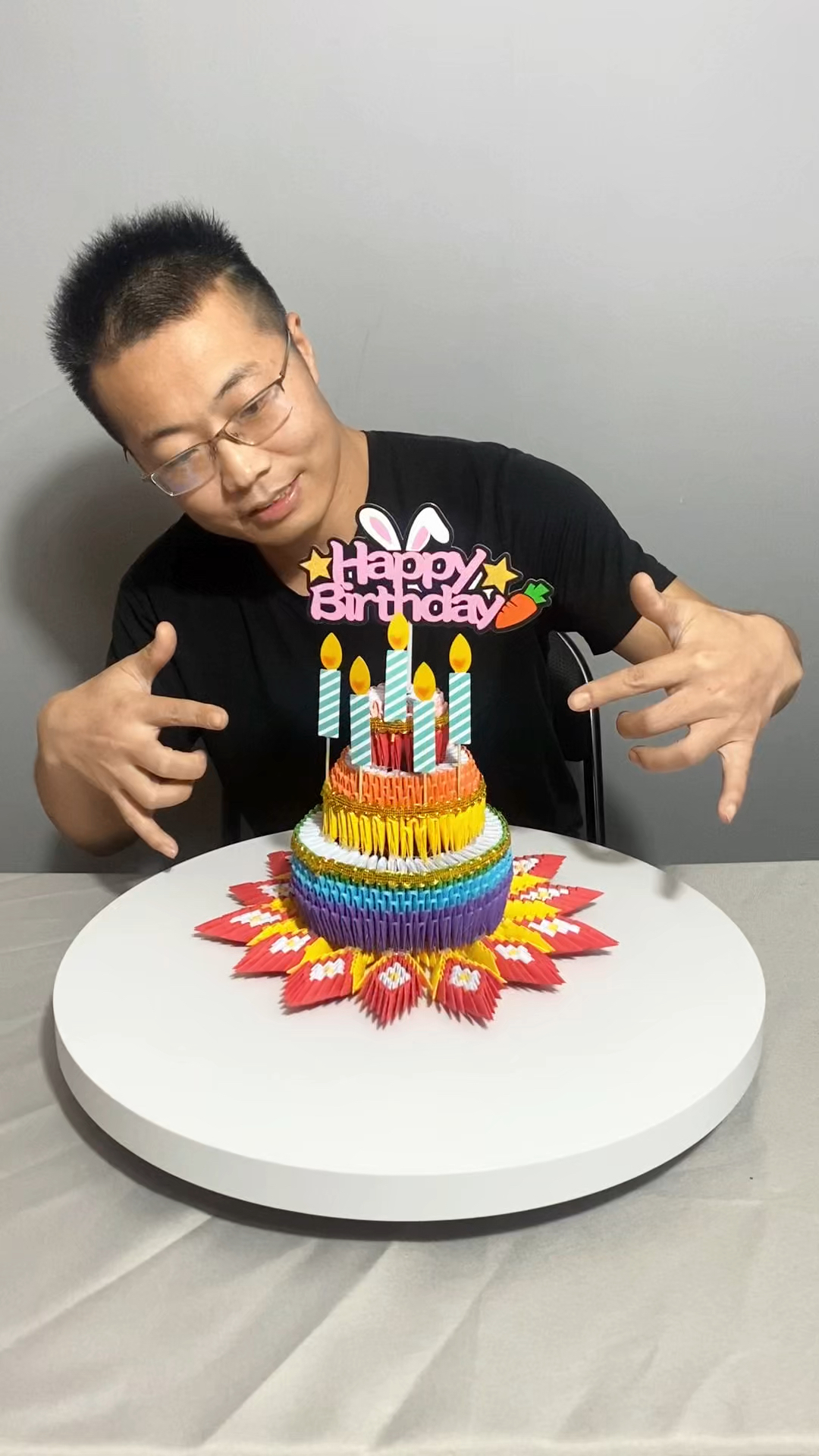 谁要生日快告诉我吧,纯手工给你做个大蛋糕,怎样?