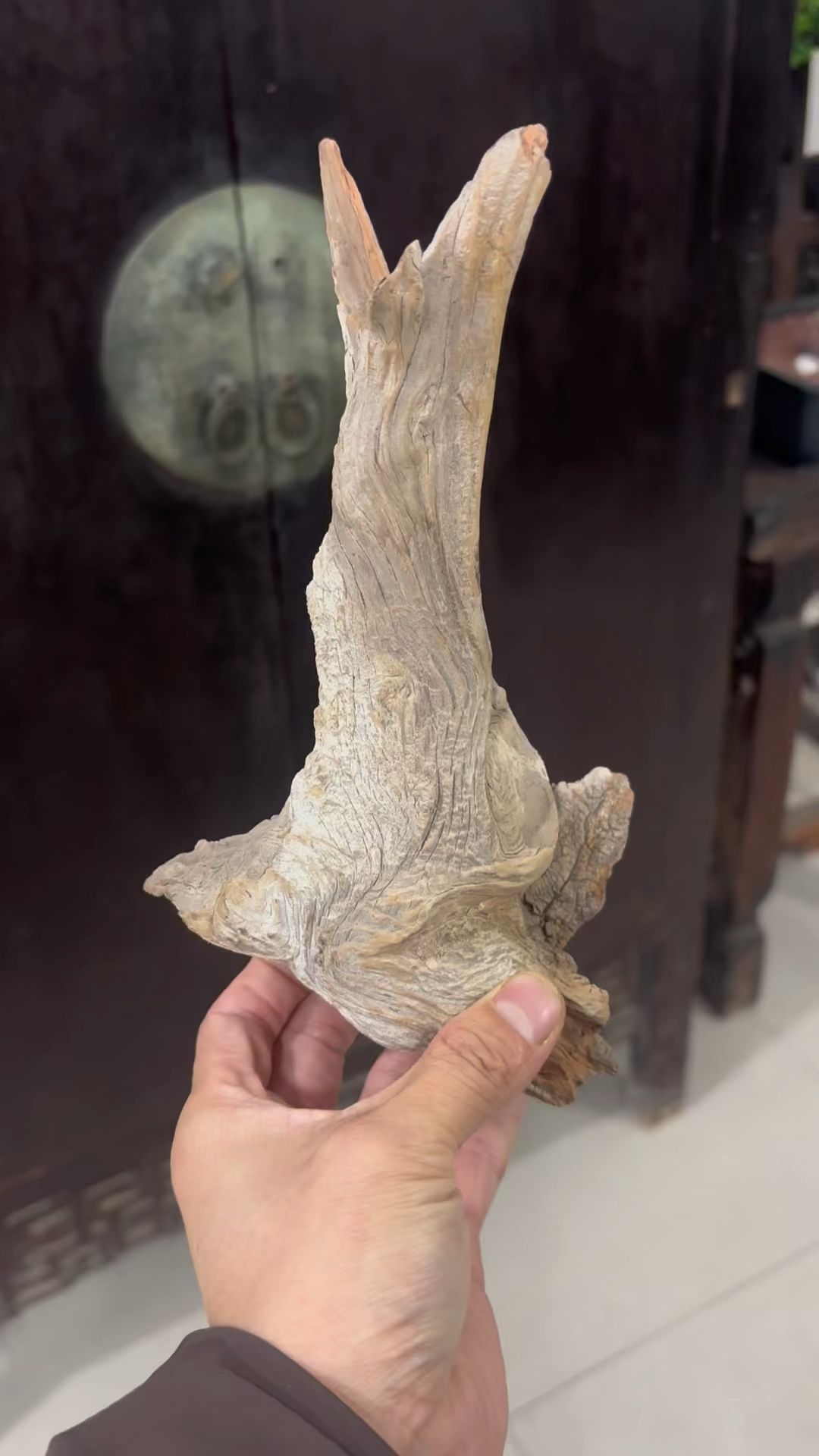 骨料纹理崖柏坨坨