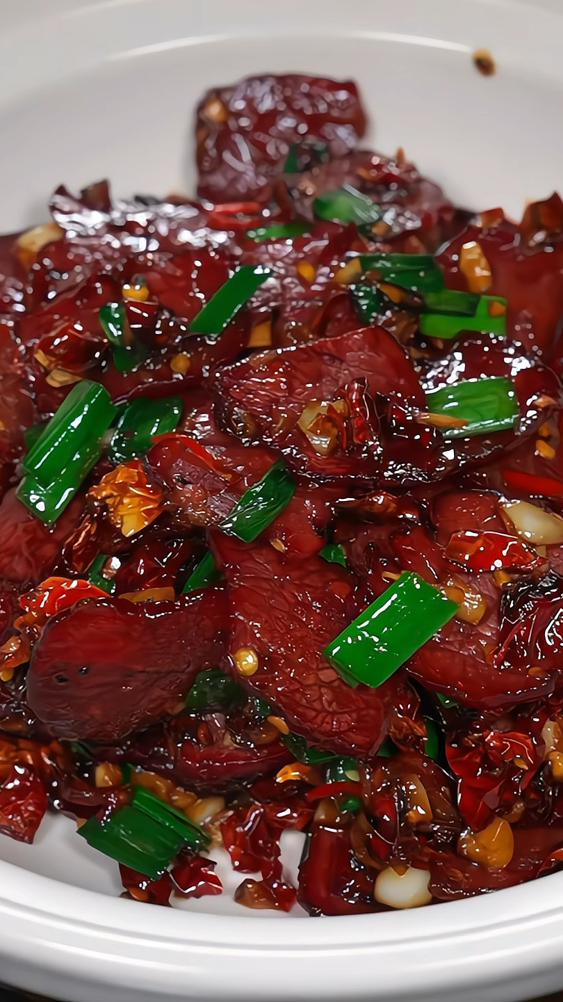 肉质筋道又爽口的腊牛肉,太适合拿来做家常菜了,下酒又下饭