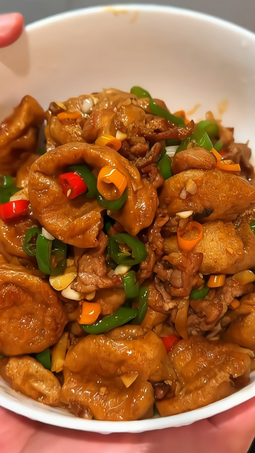 太喜欢吃这个油豆腐了#油豆腐家常做法