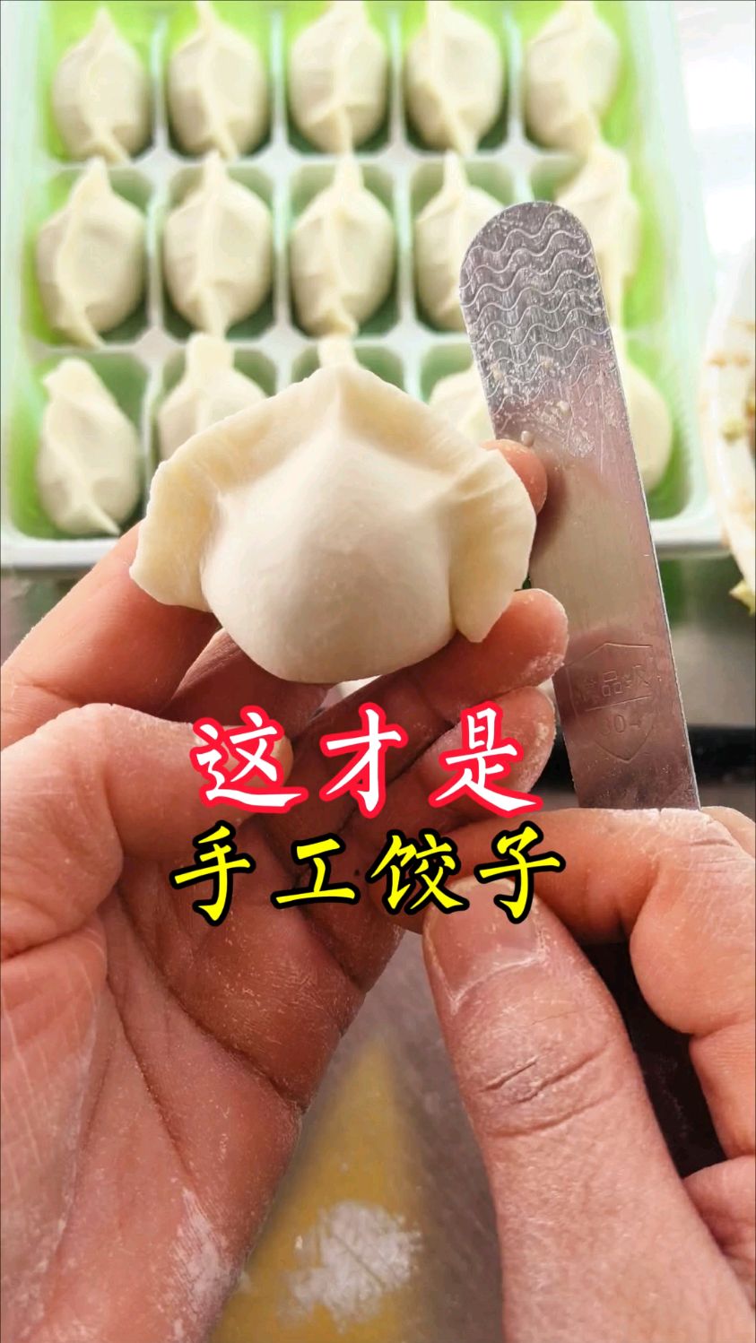 这才是真正的手工饺子