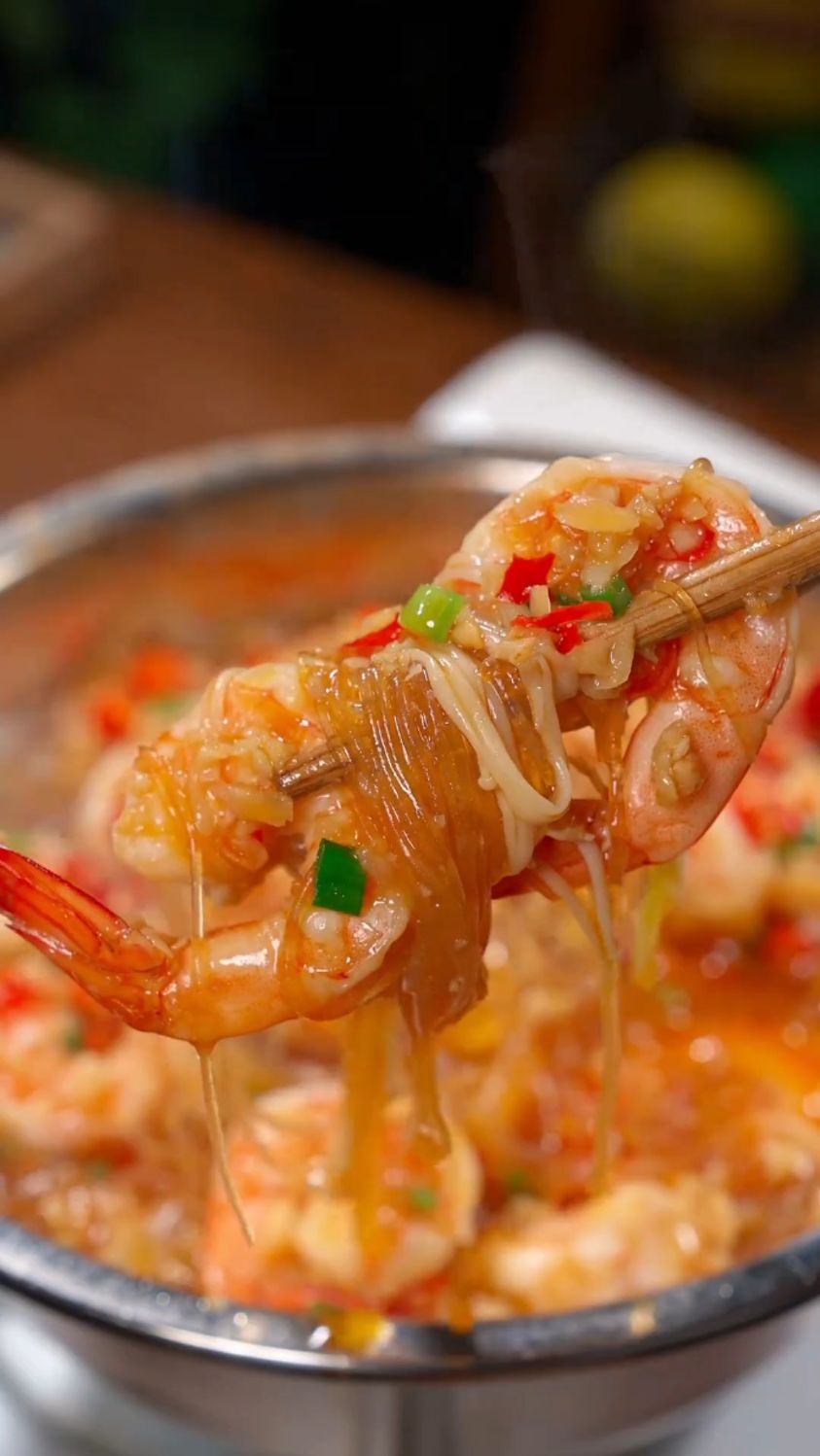 蒜蓉粉丝虾的家常做法