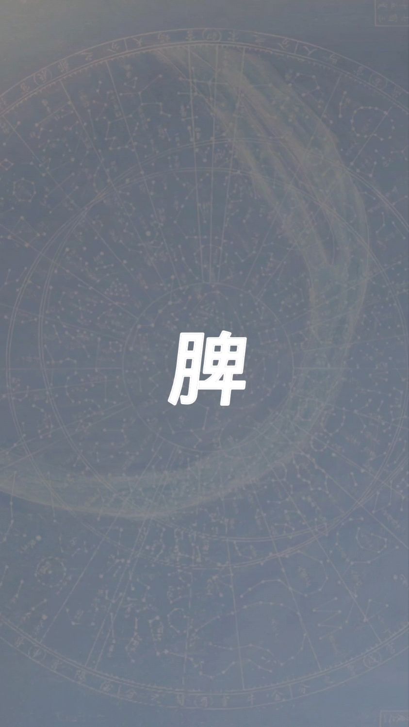 脾字,一字一解象形集