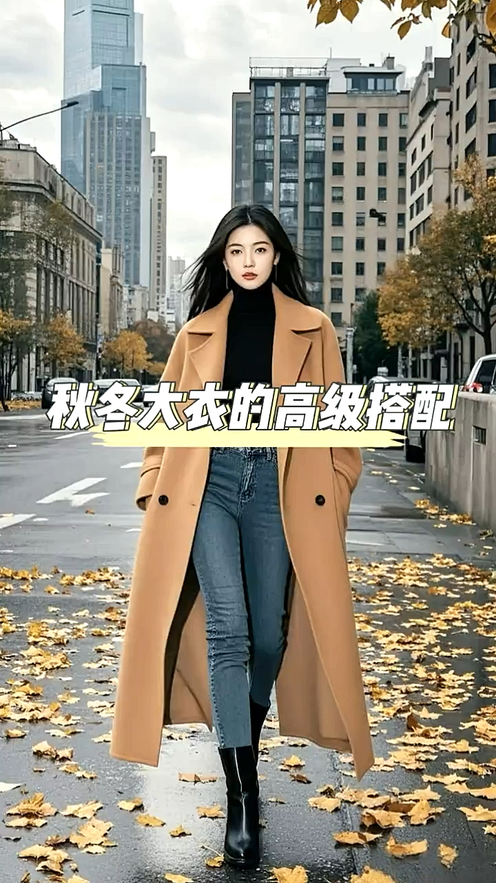 咖色大衣的6个时髦高级感搭配公式!