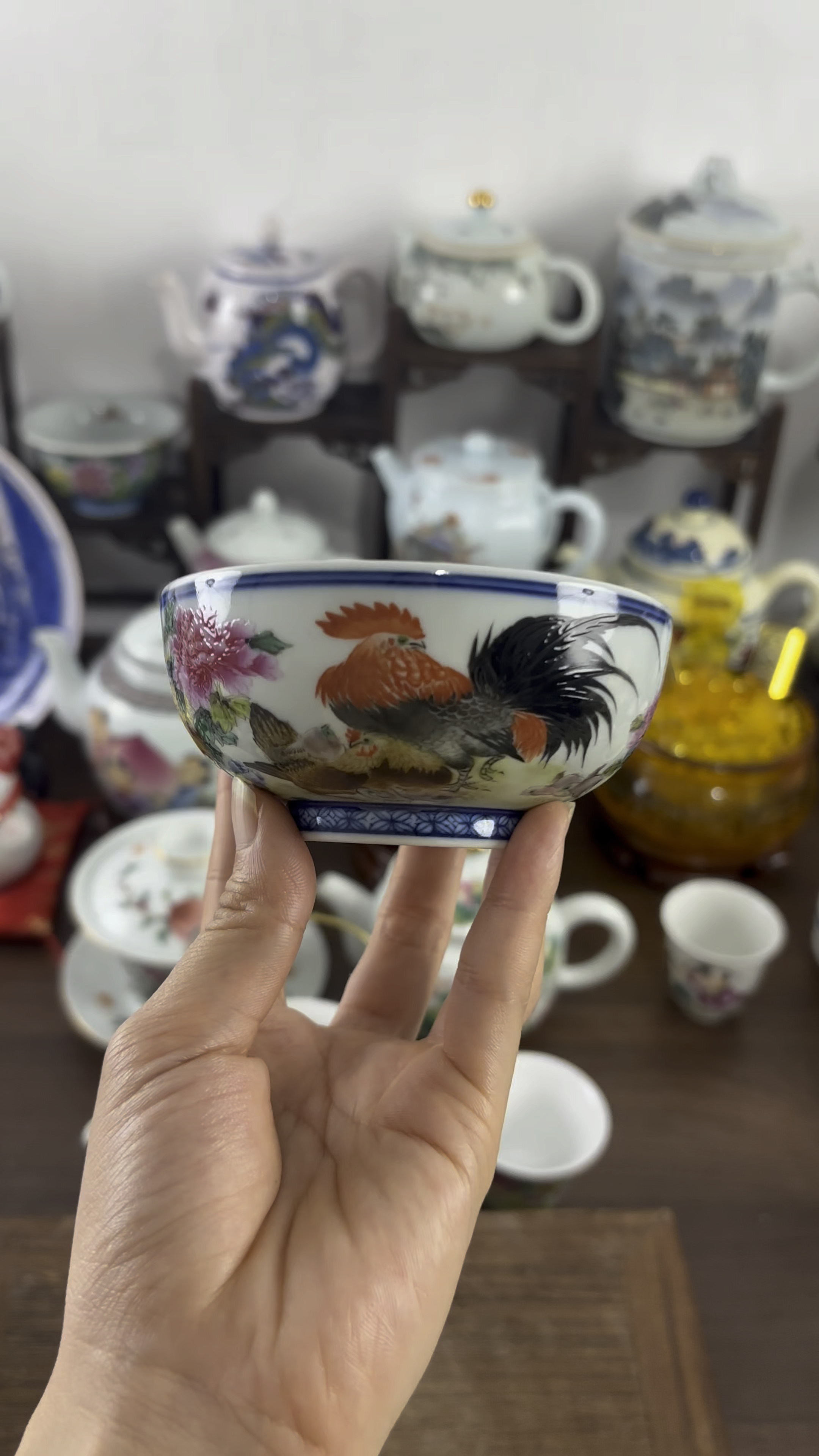 景德镇陶瓷公鸡杯系列