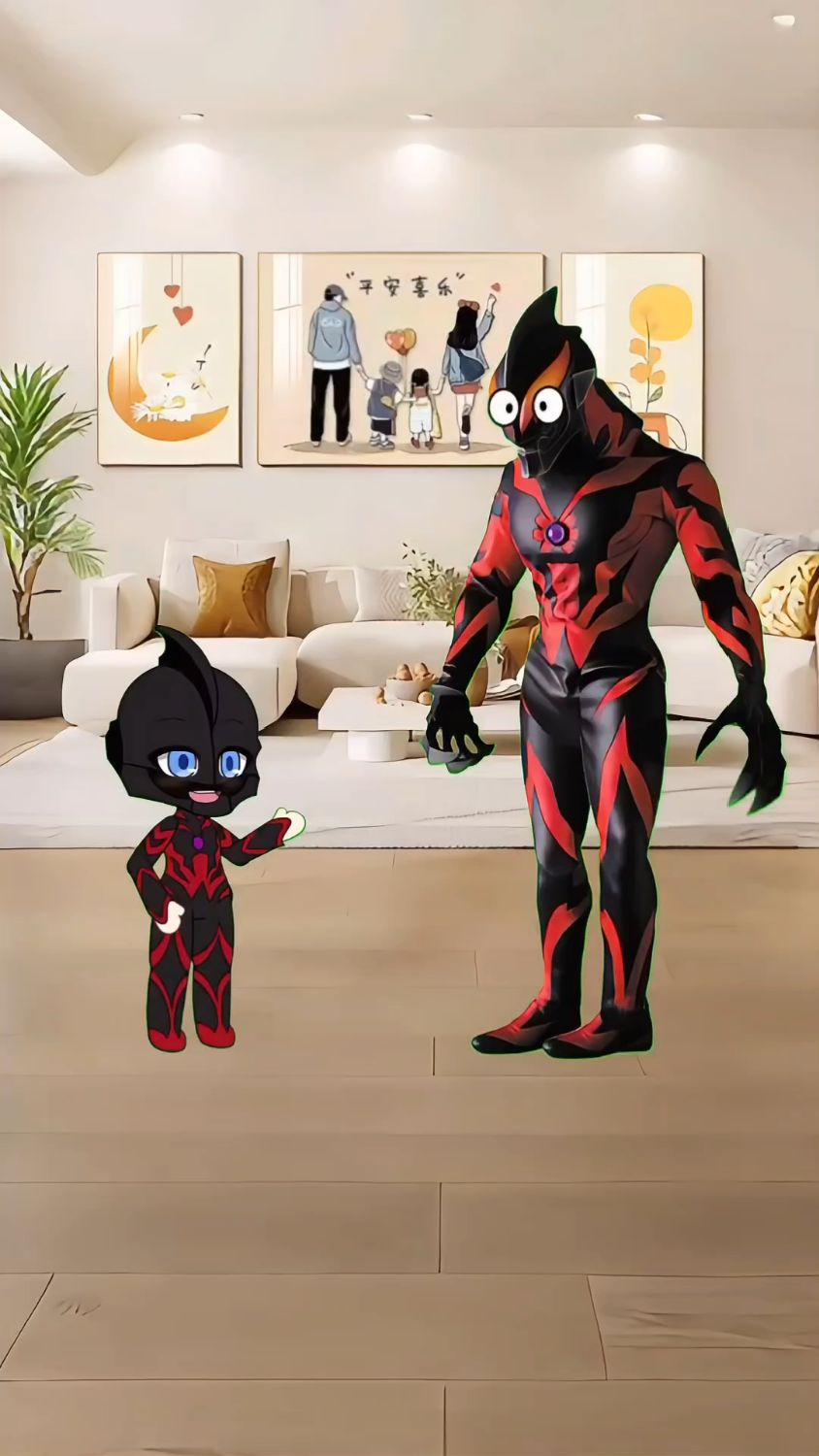 贝利亚和小贝挠赛罗脚心