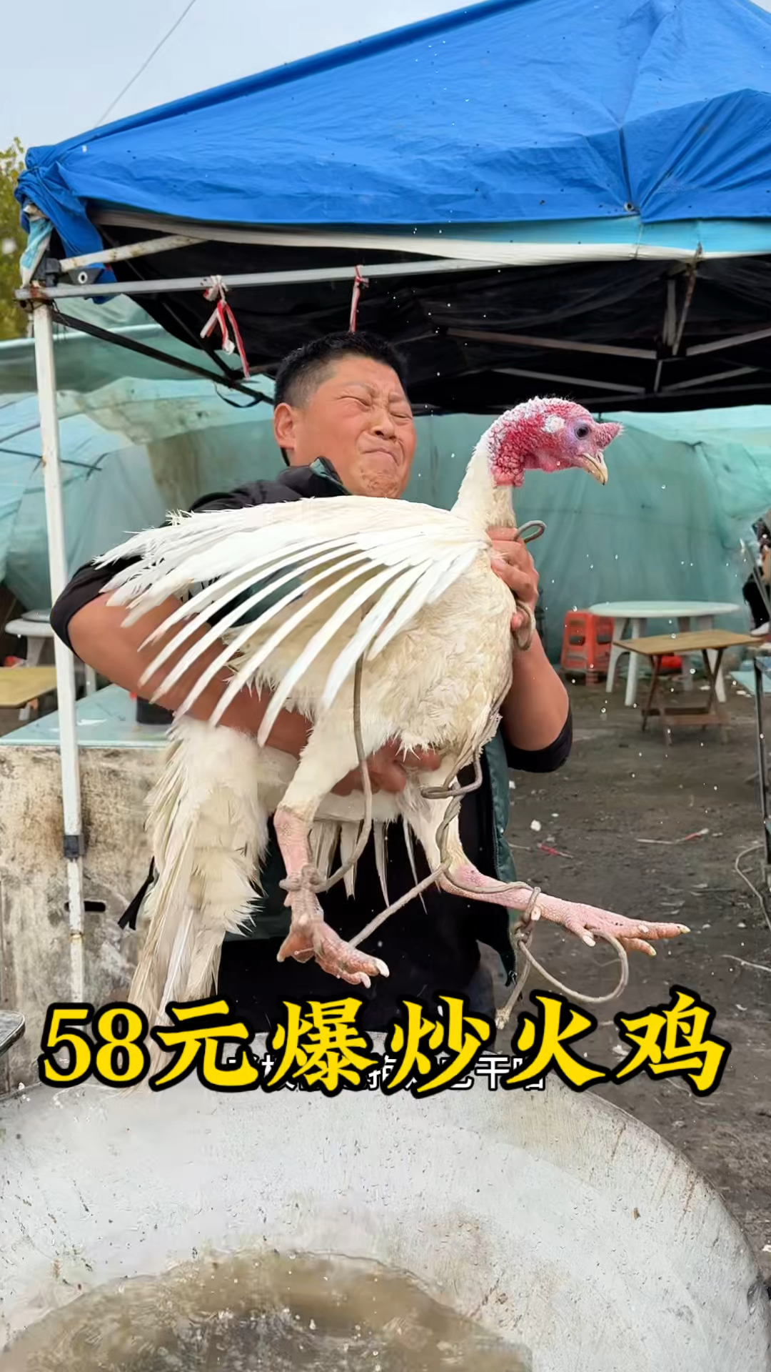 58元一份的辣炒火鸡