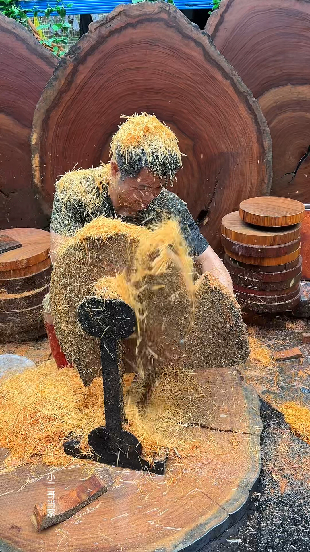 手工制作菜板,铁木