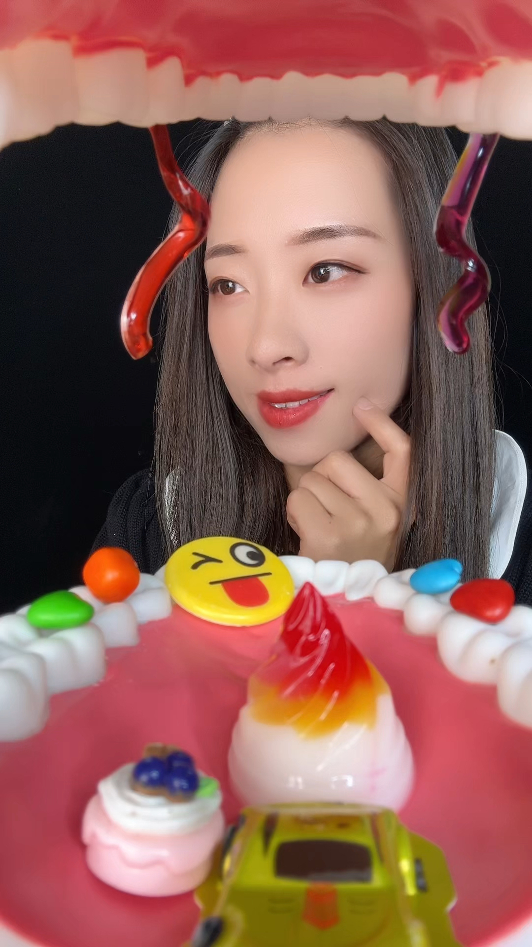 汽车果冻蛋糕表情包巧克力