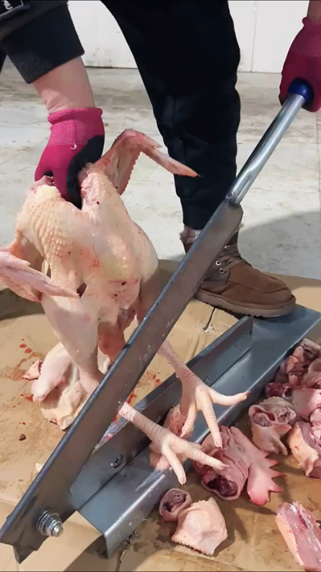 快速切小鸡的方法