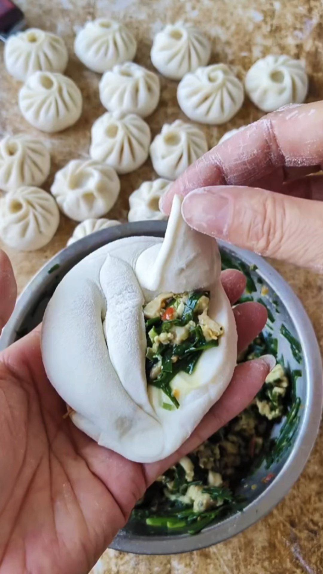 制作花样包子的方法