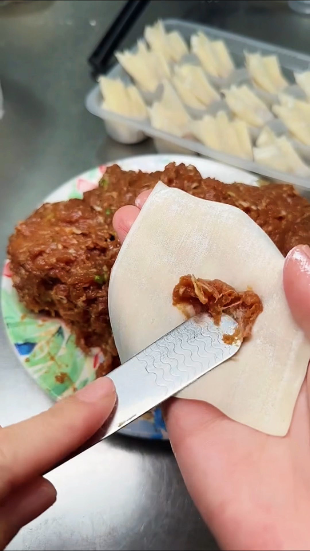 最简单包馄饨的方法
