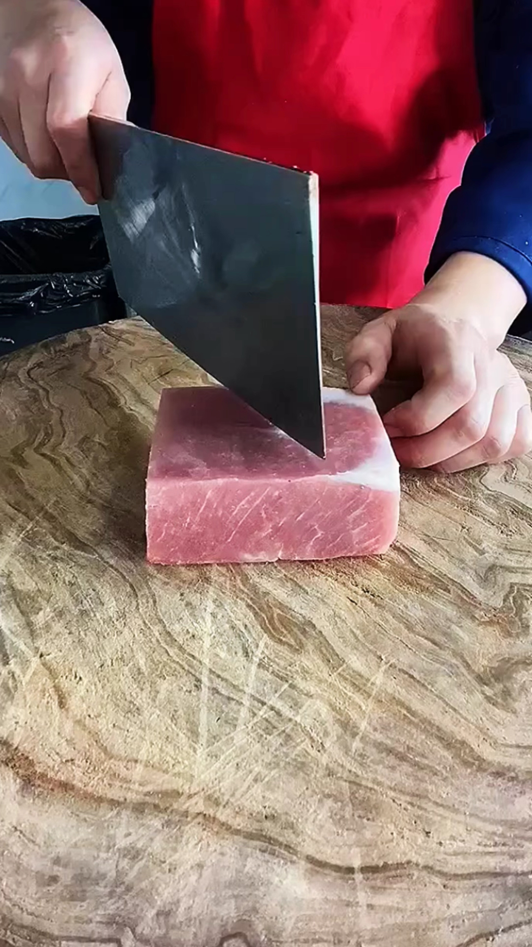 快速改刀肉片的方法