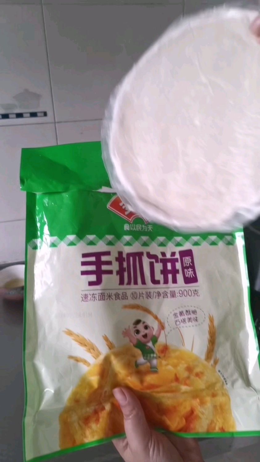 安井牌手抓饼,营养丰富,制作方便,节省时间