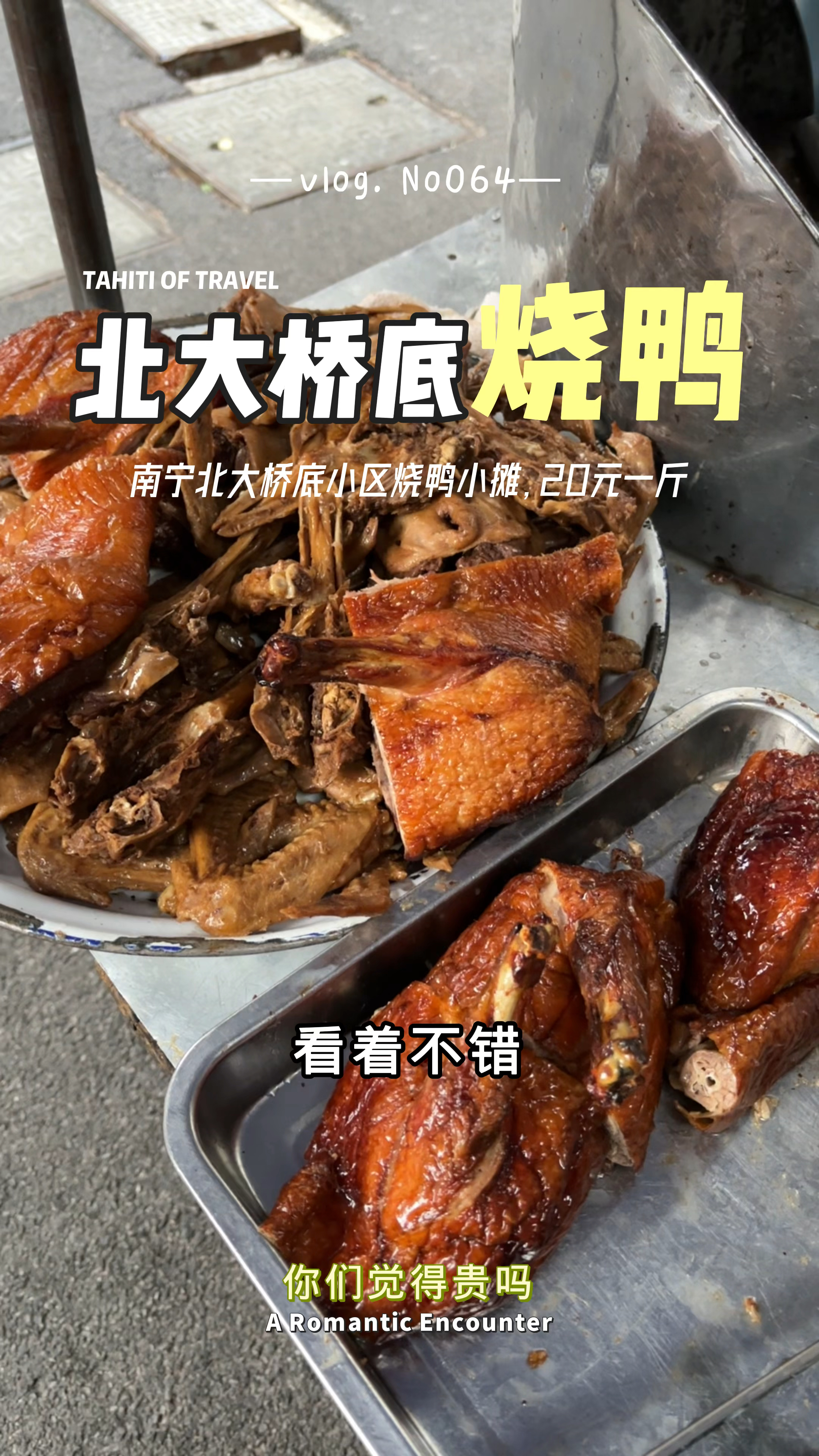 南宁北大桥底小区烧鸭小摊,20元一斤,你们觉得贵吗?