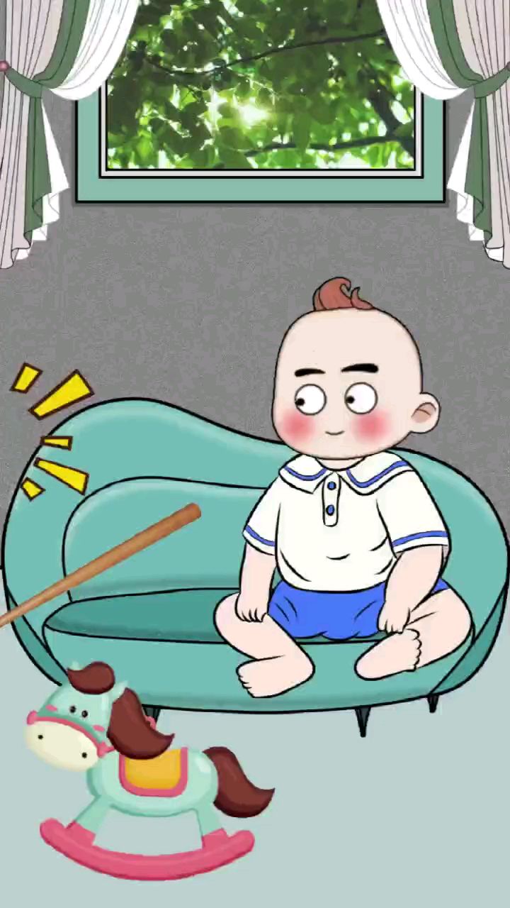 姥爷现在就是怕煮鸡蛋呢[偷笑]#原创动漫#动漫推荐#萌娃