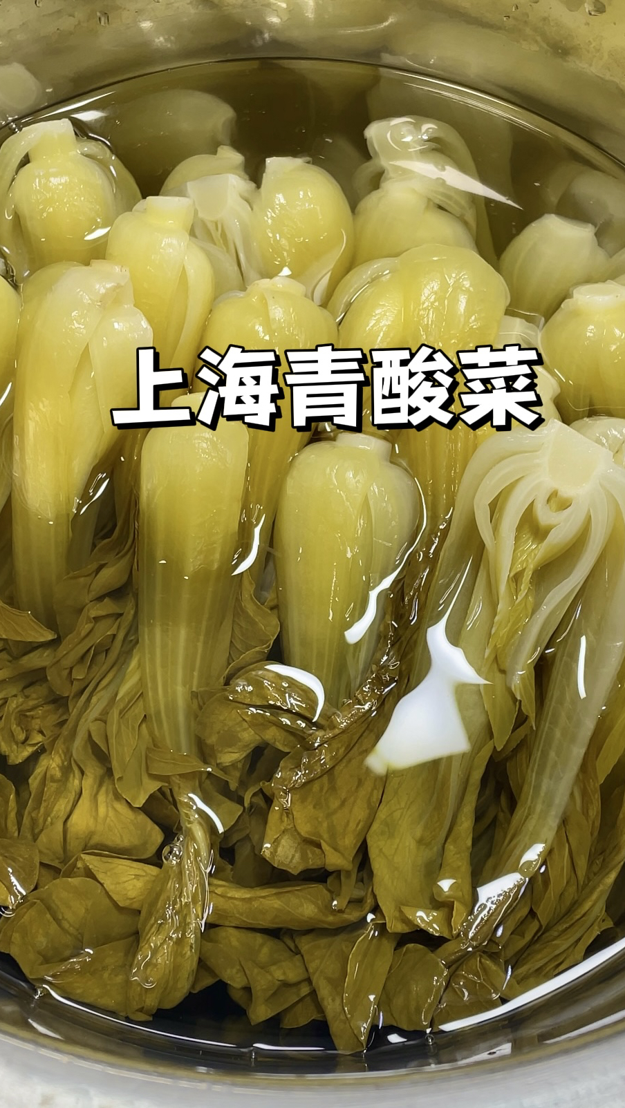 5块钱买两斤上海青,做个家庭版懒人酸菜,又酸又脆腌一晚就能吃
