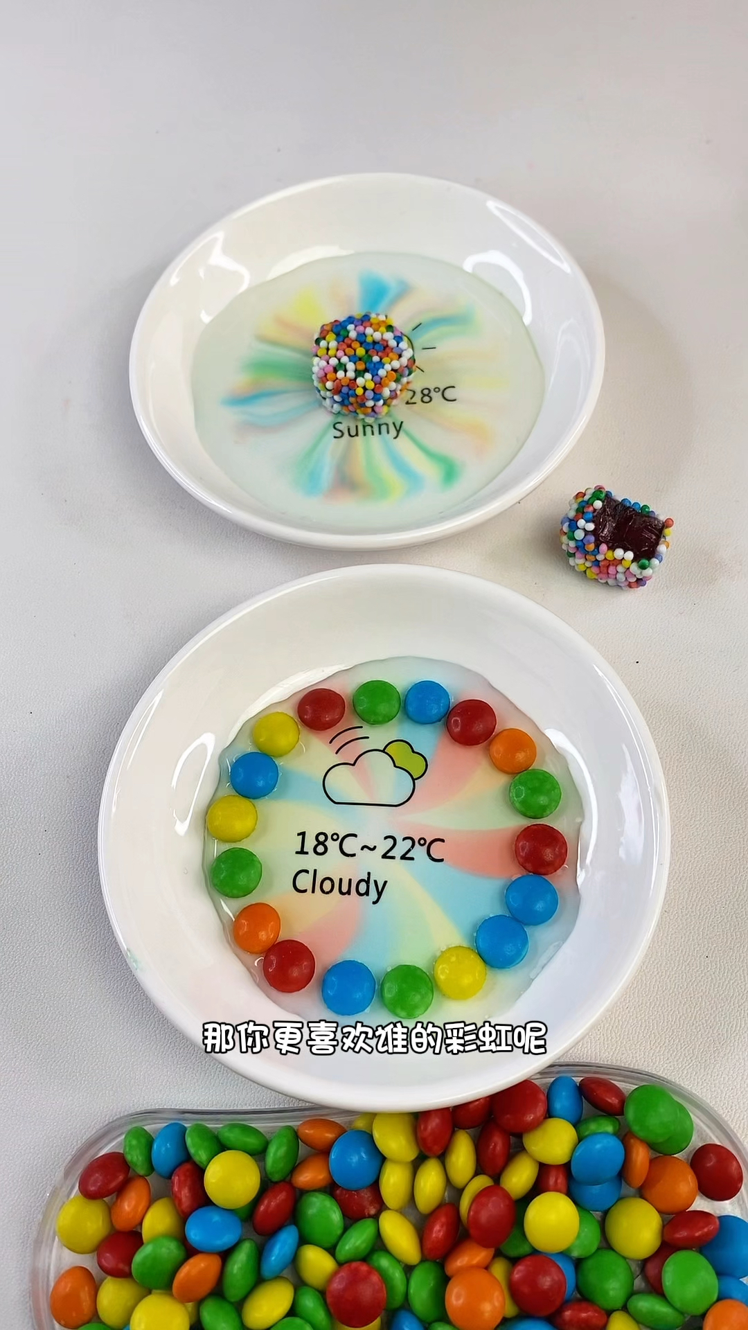 彩虹巧克力vs彩虹糖