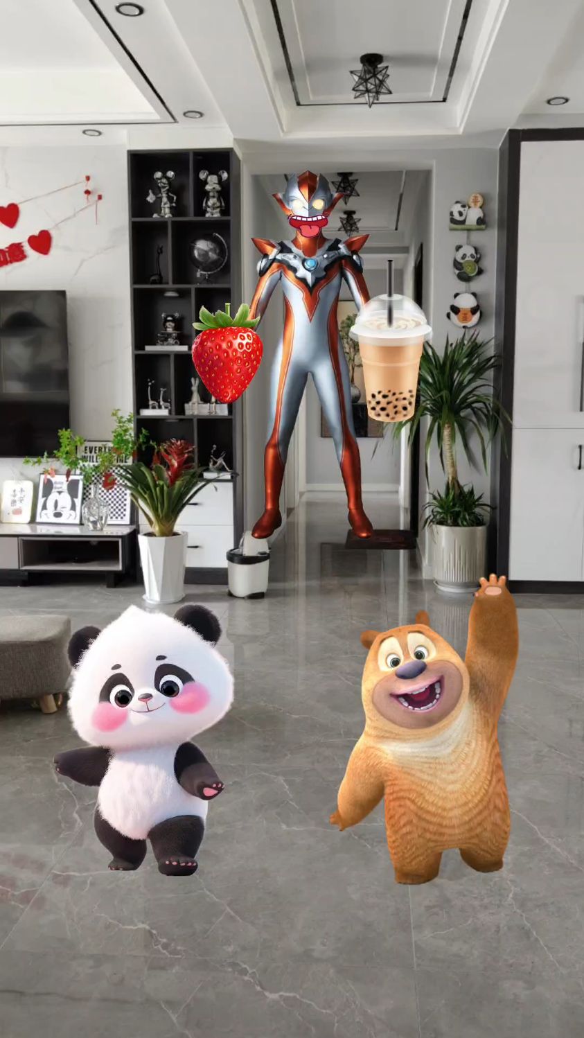 你们喜欢吃草莓还是喝奶茶