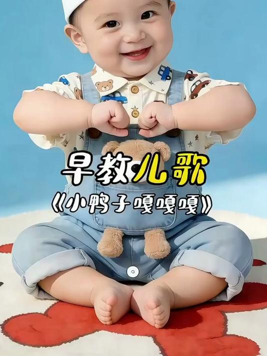 早教启蒙儿歌《小鸭子嘎嘎嘎》来咯!带着宝宝听一听!早教启蒙儿歌 0-3岁儿童启蒙早教 手势