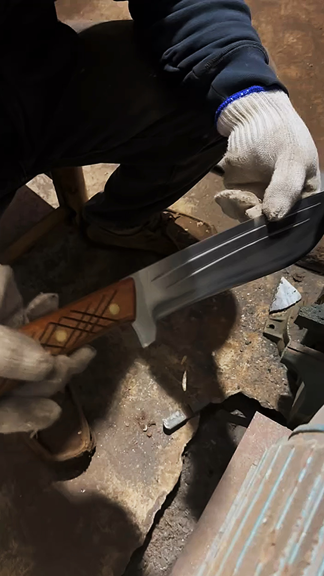 手工短打杀猪卖肉刀