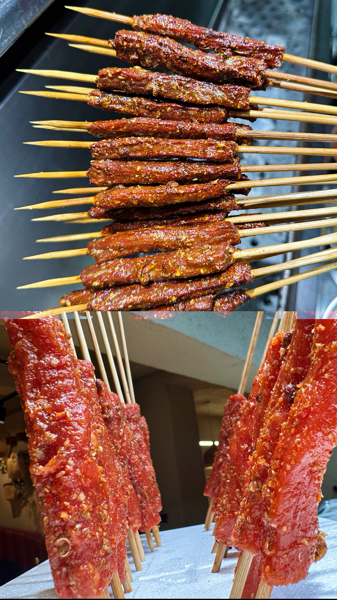 烧烤店的特色麻辣风干牛肉