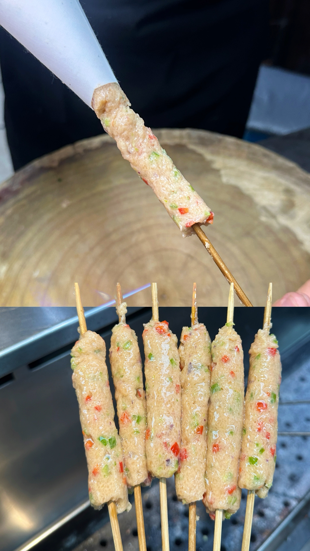 烧烤店的特色鲜椒鸡