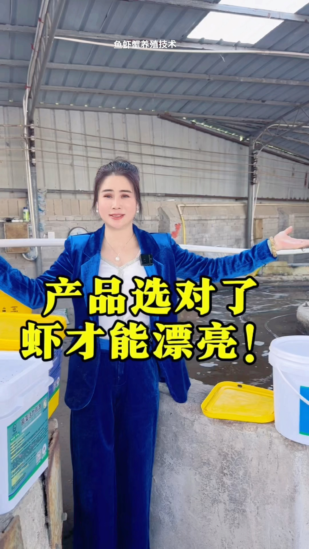 @水产养殖网红虾姐 产品选对了虾才能漂亮#工厂化养虾#鱼虾蟹养殖