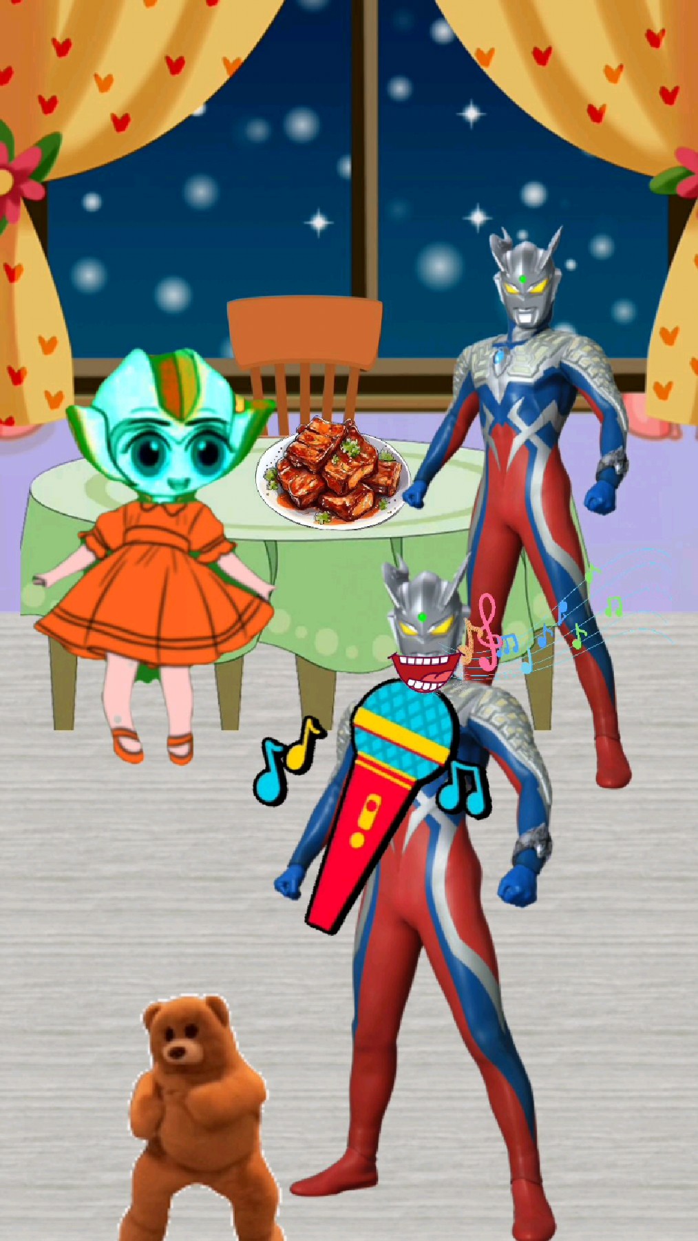 小赛给爸爸准备了好吃的红烧肉,结果却