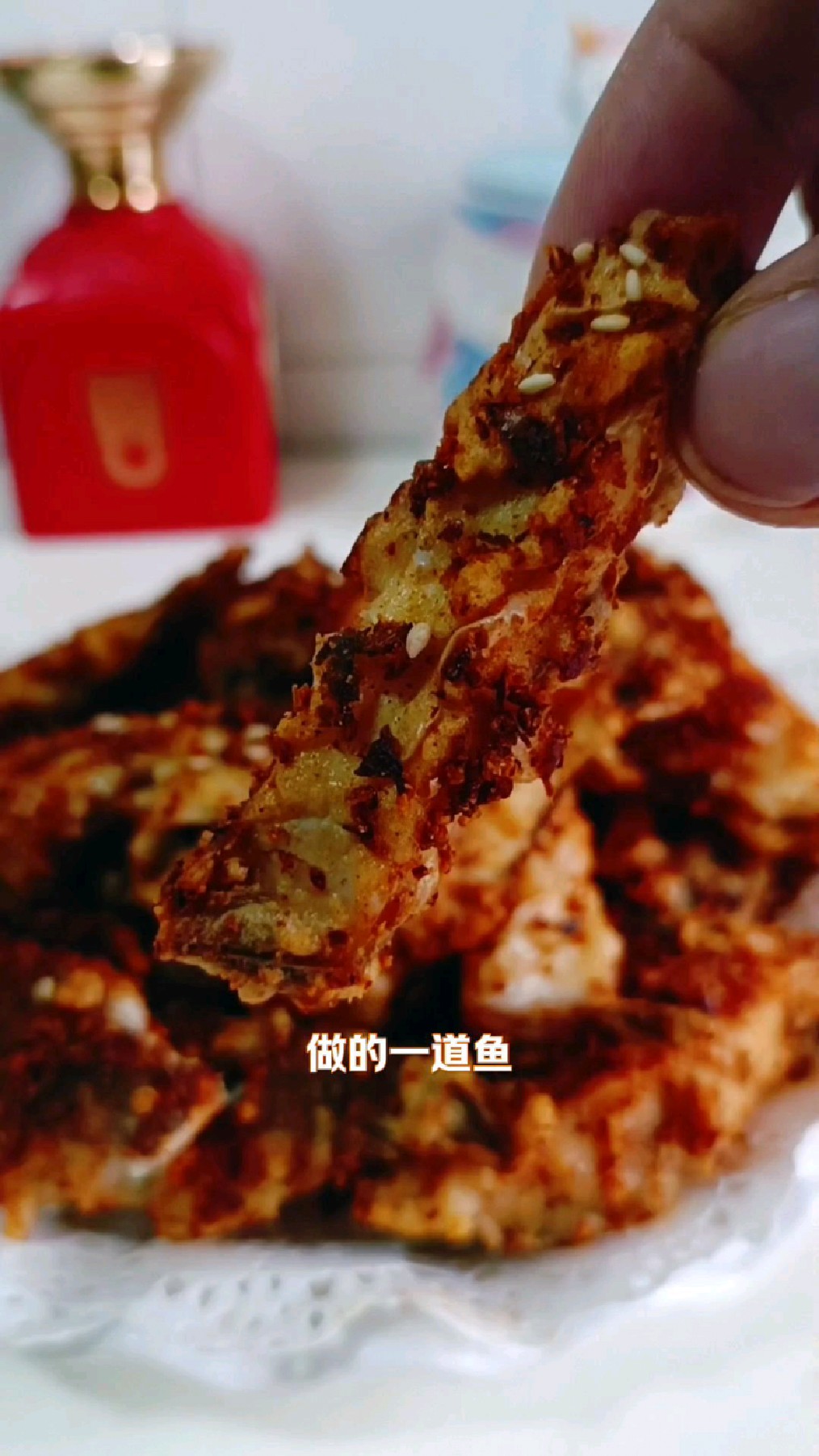 偏口鱼这样做那味道绝啦!外焦里嫩满满的烧烤香,做法还超简单