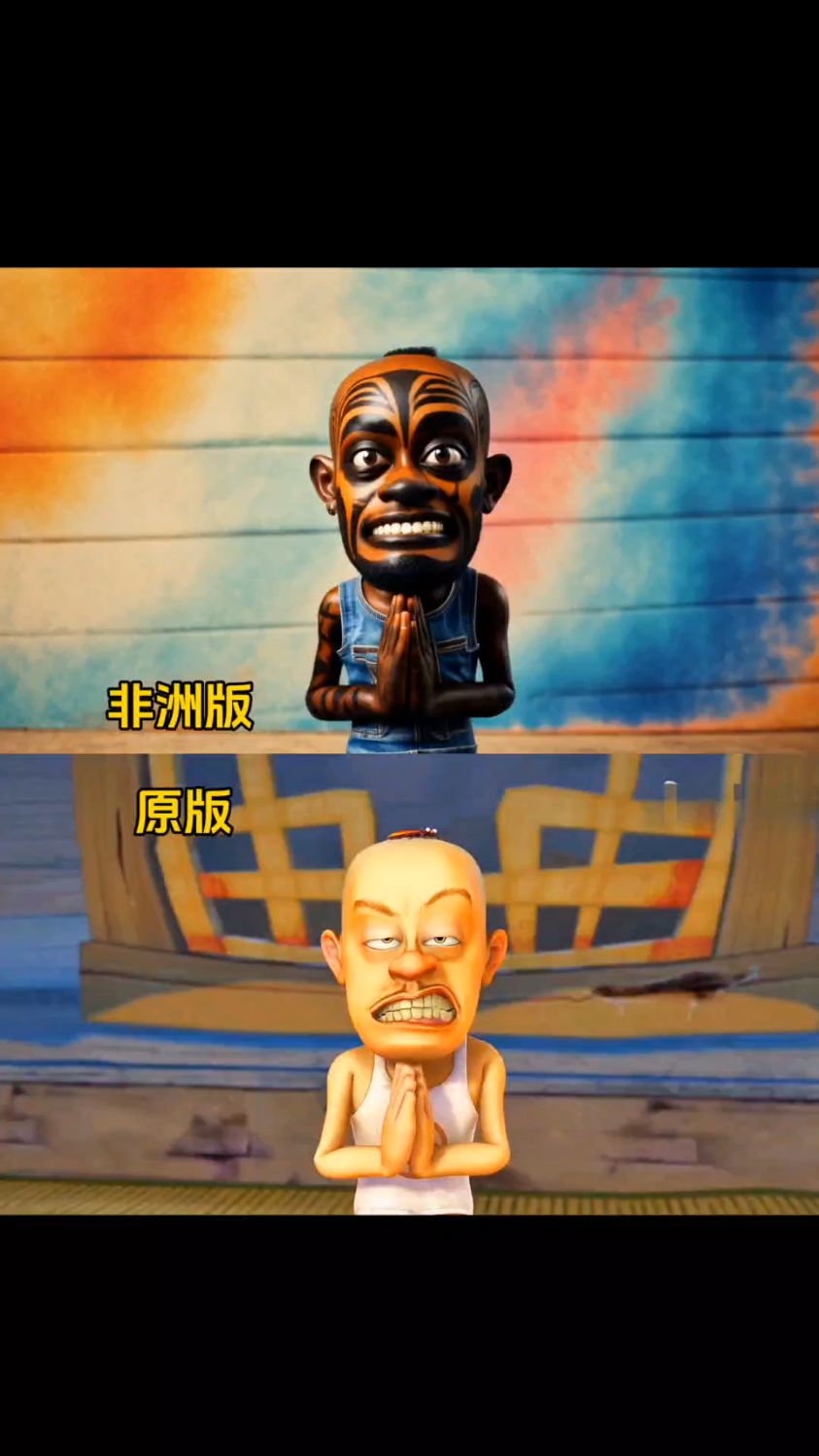 蟑螂爬到光头强的头上