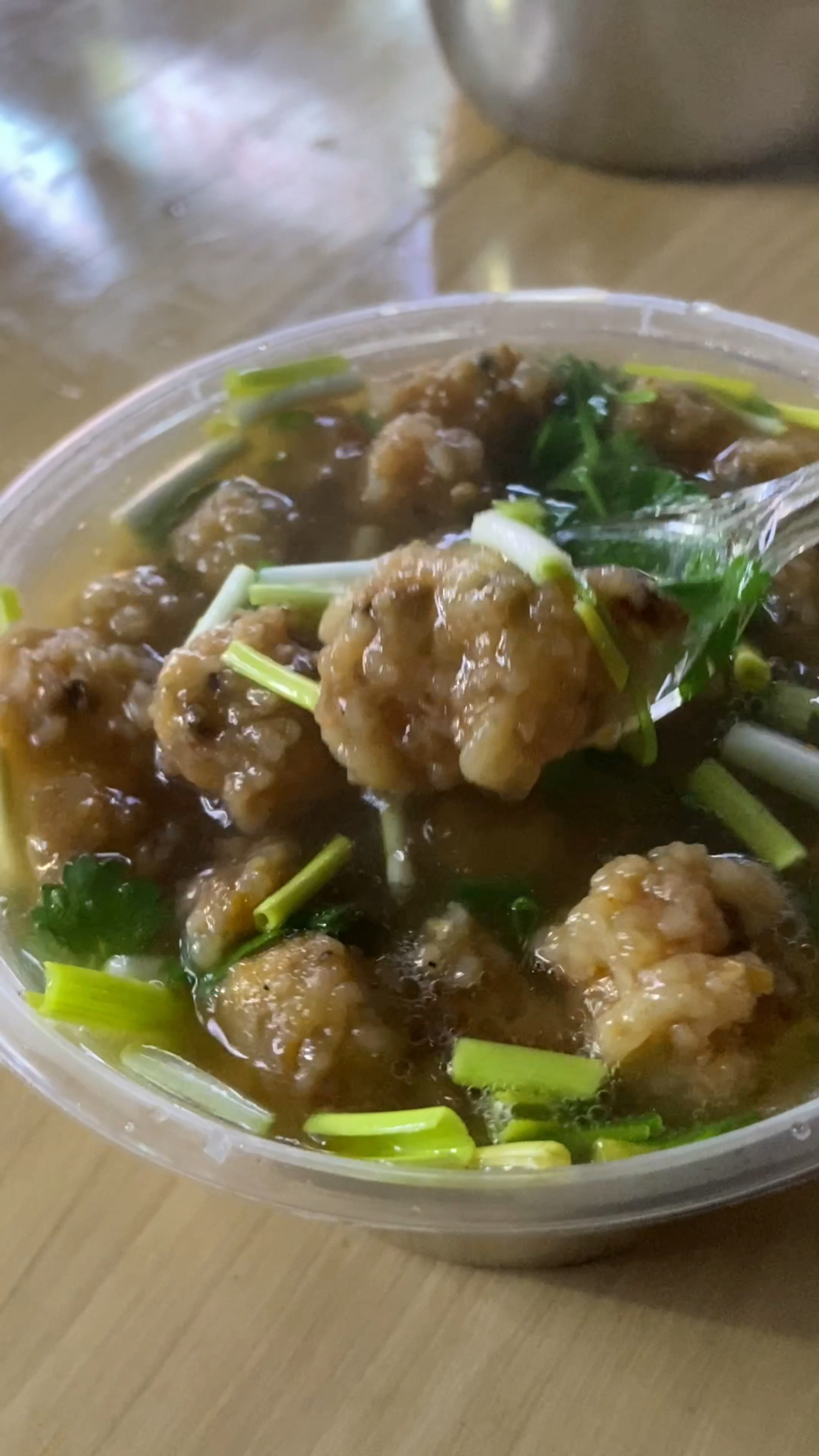 绿豆焦丸子汤,越喝越好喝!冬日御寒必备美食!