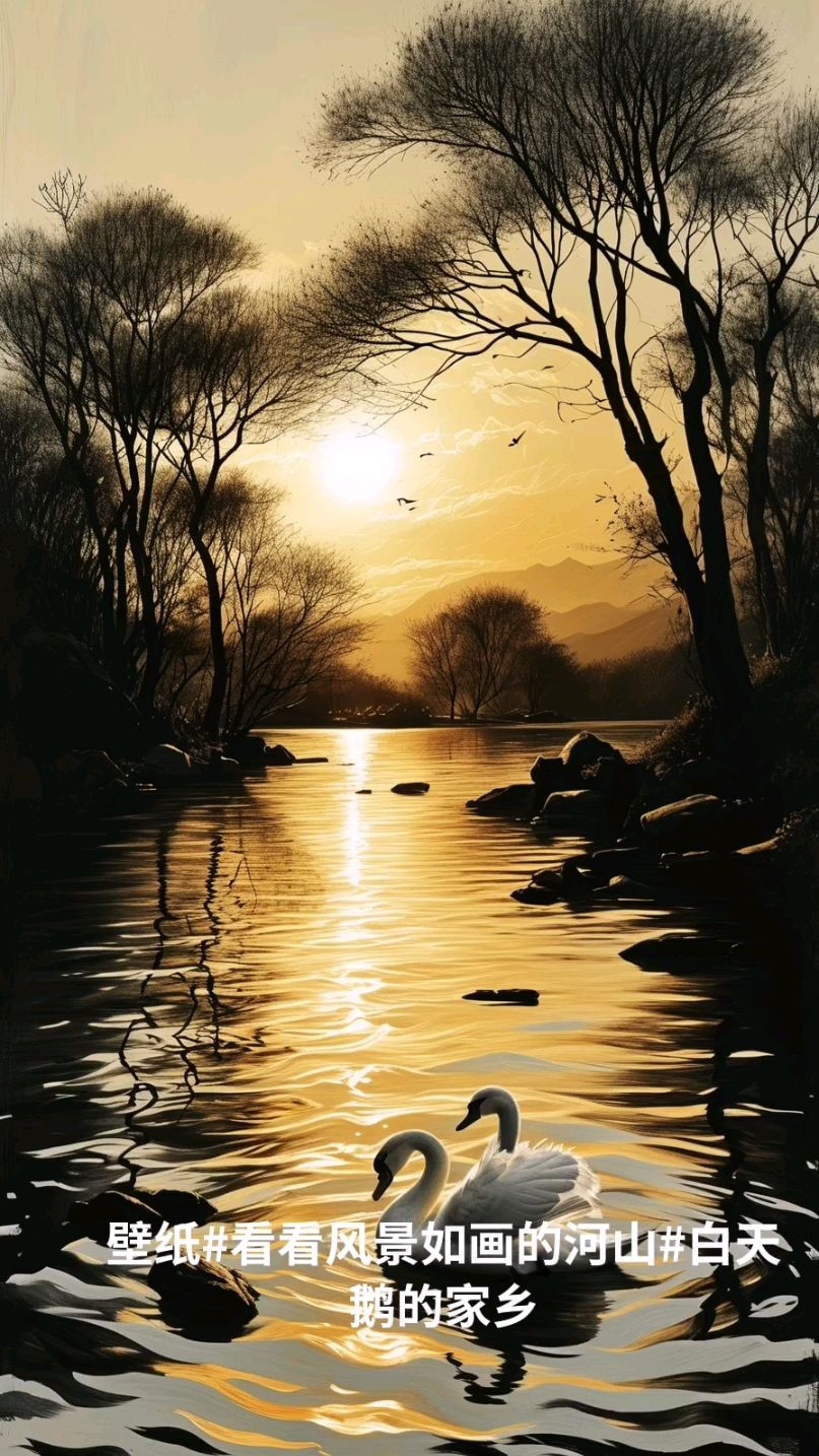 壁纸#白天鹅的故乡