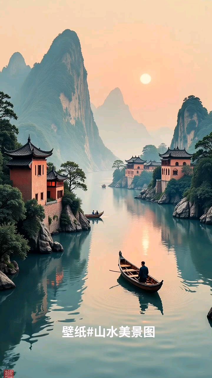 壁纸#山水如画,人间仙界