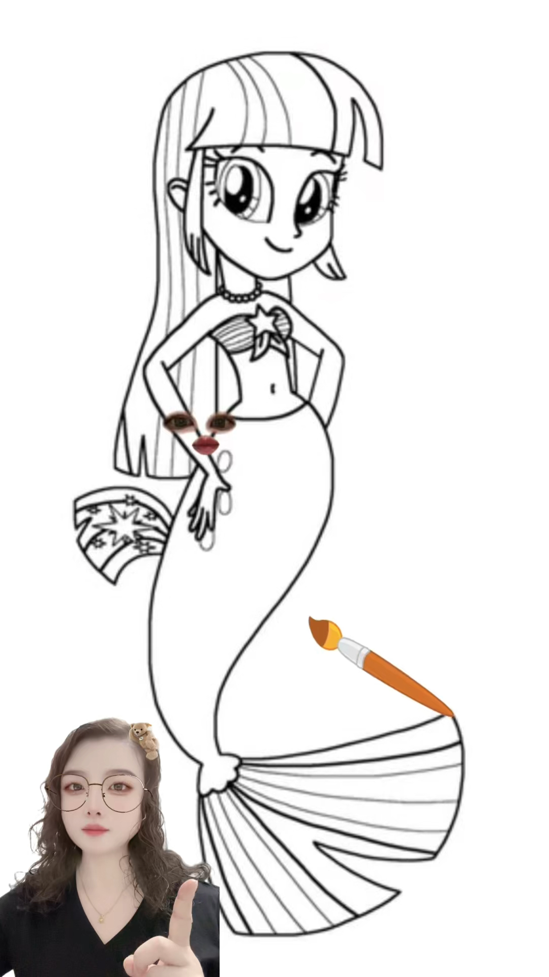 帮美人鱼紫悦装扮一下～