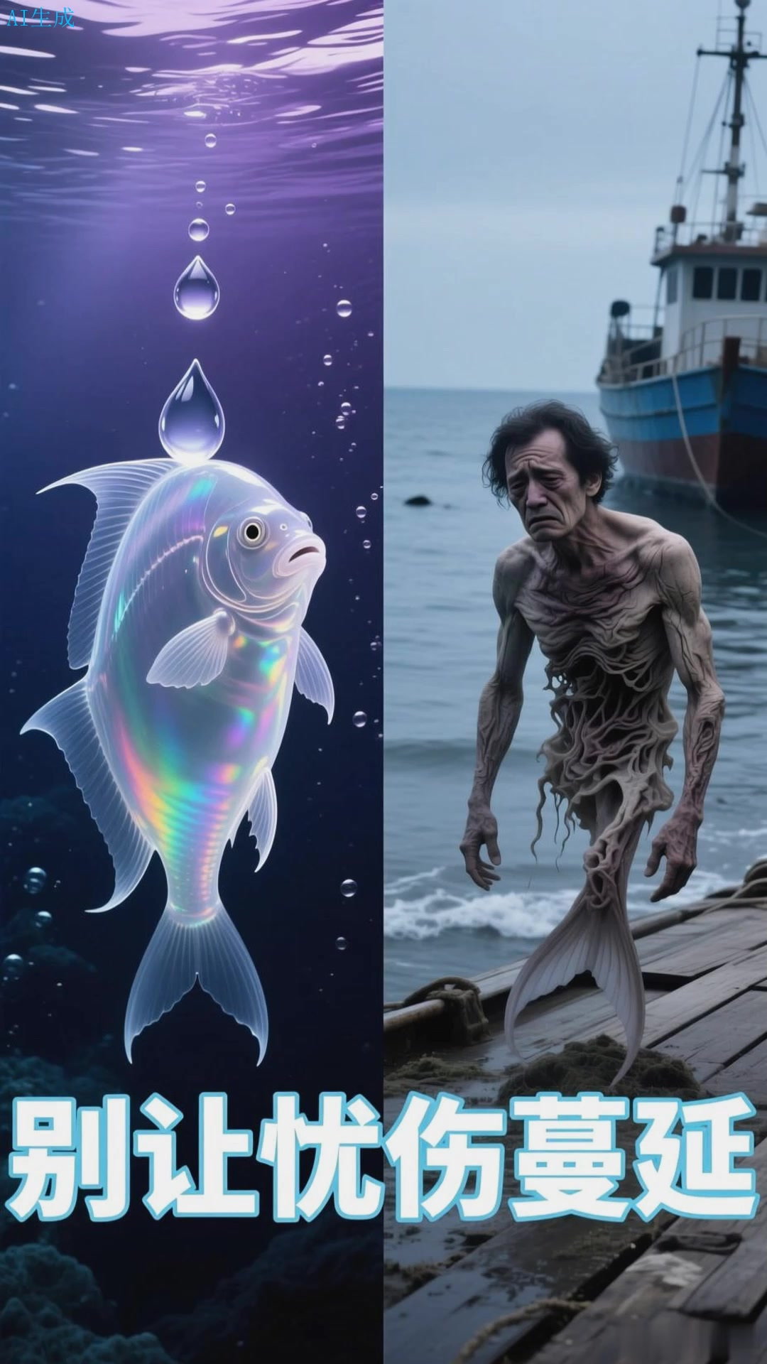 水滴鱼,忧伤的凝胶,在深海高压下它才是正常的“美男子”