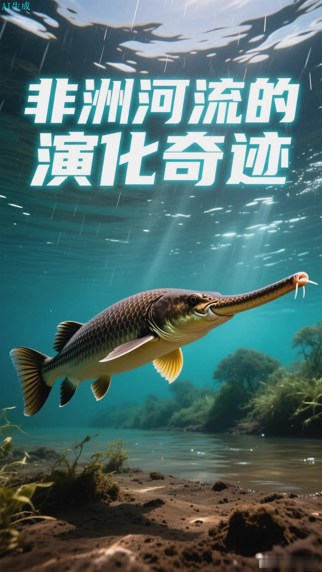 象鼻鱼在非洲各河流系统演化出多样化形态,适应性辐射占领不同生态位