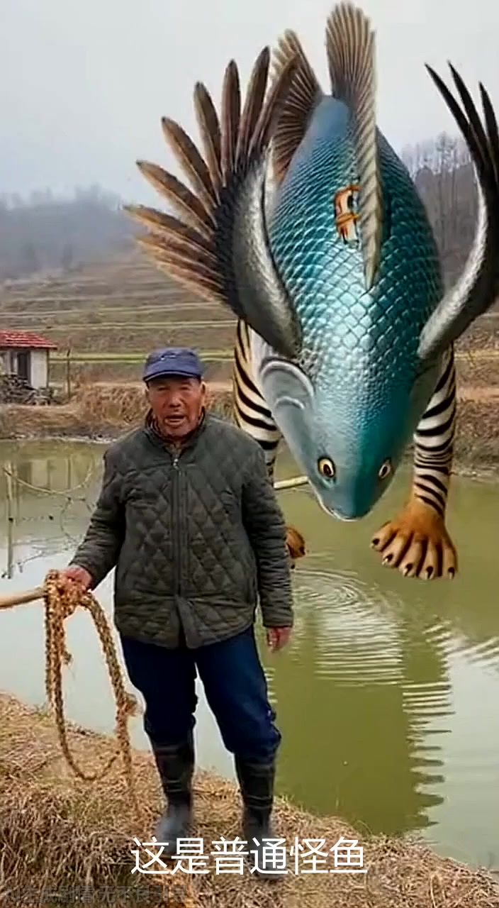 老人养山海经神兽,帅得不像话