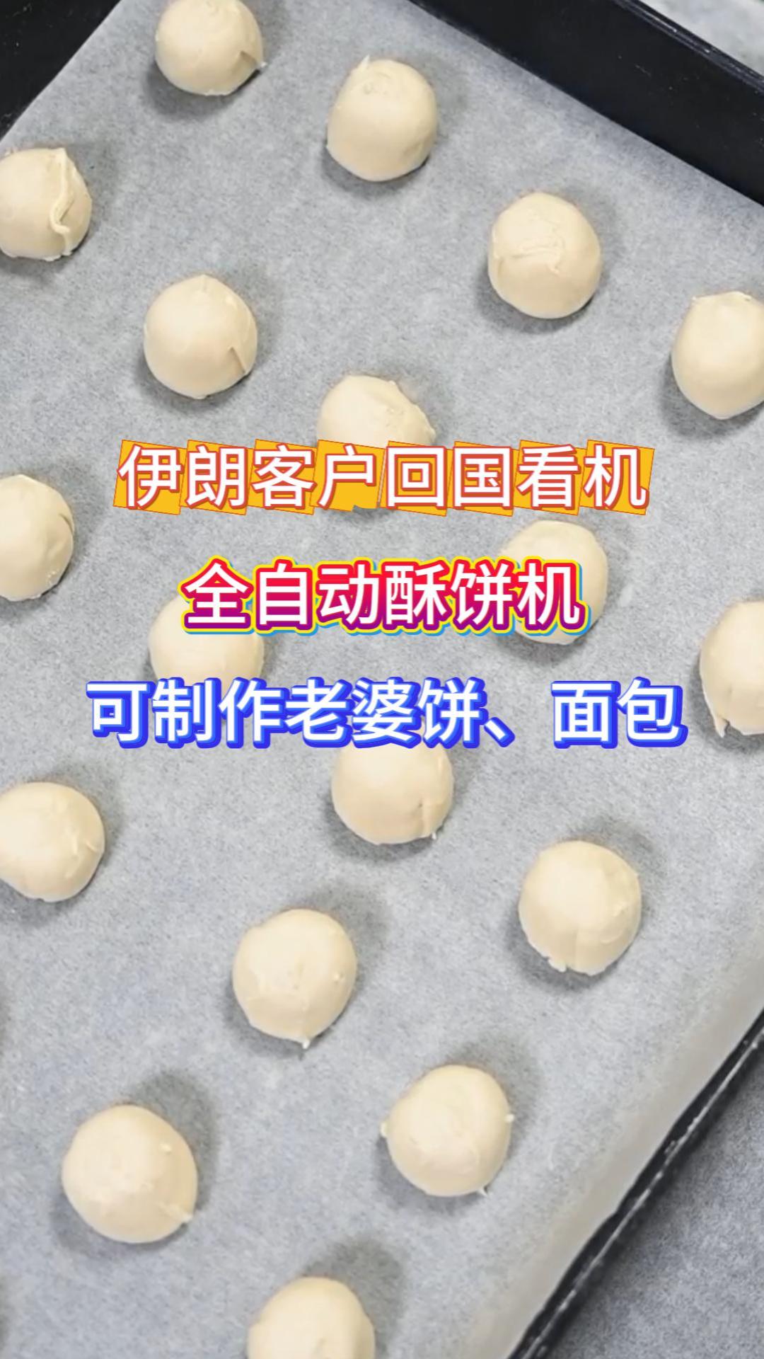 糕点厂神器！仿手工酥饼机 老婆饼鲜花饼一键成型