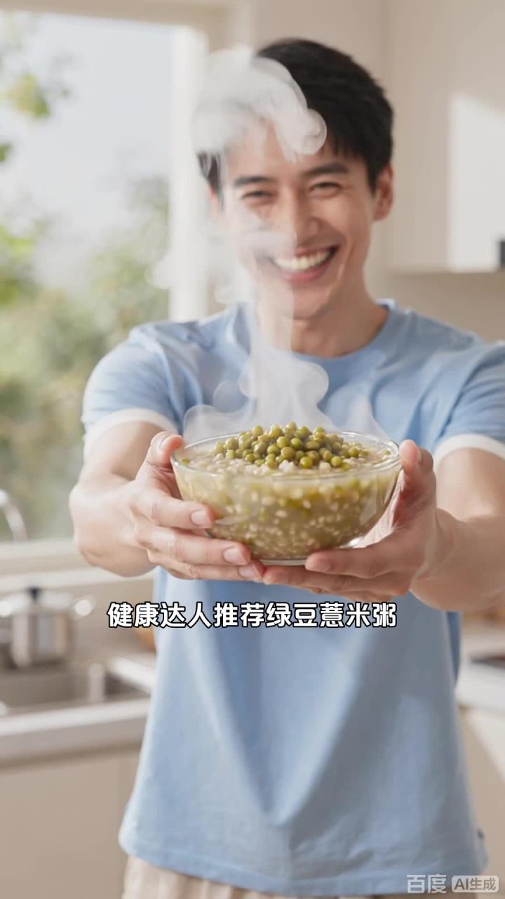 夏季煮一碗绿豆薏米粥，清热祛湿改善身体水肿！